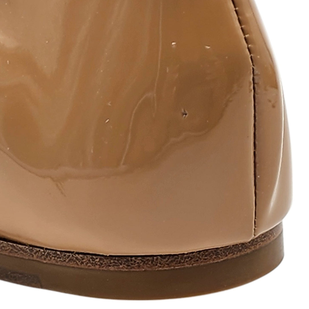 Christian Louboutin Gloriana Flat Patent Leather Ballet Flats Nude EU 40.5 US 10