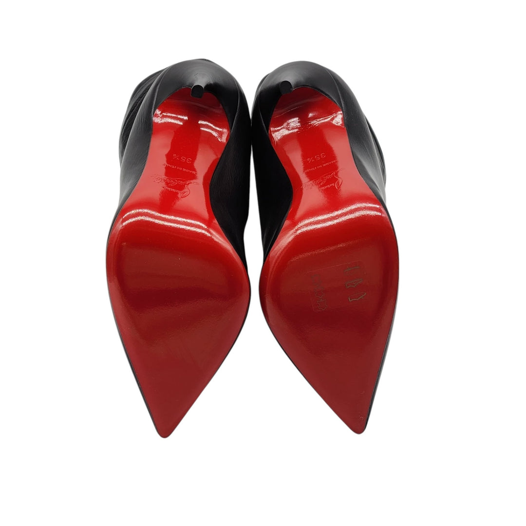 Christian Louboutin Ishtar Boots 100mm - Leather - Black EU 35.5 US 5