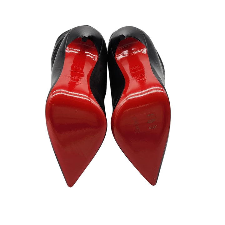 Christian Louboutin Ishtar Boots 100mm - Leather - Black EU 35.5 US 5