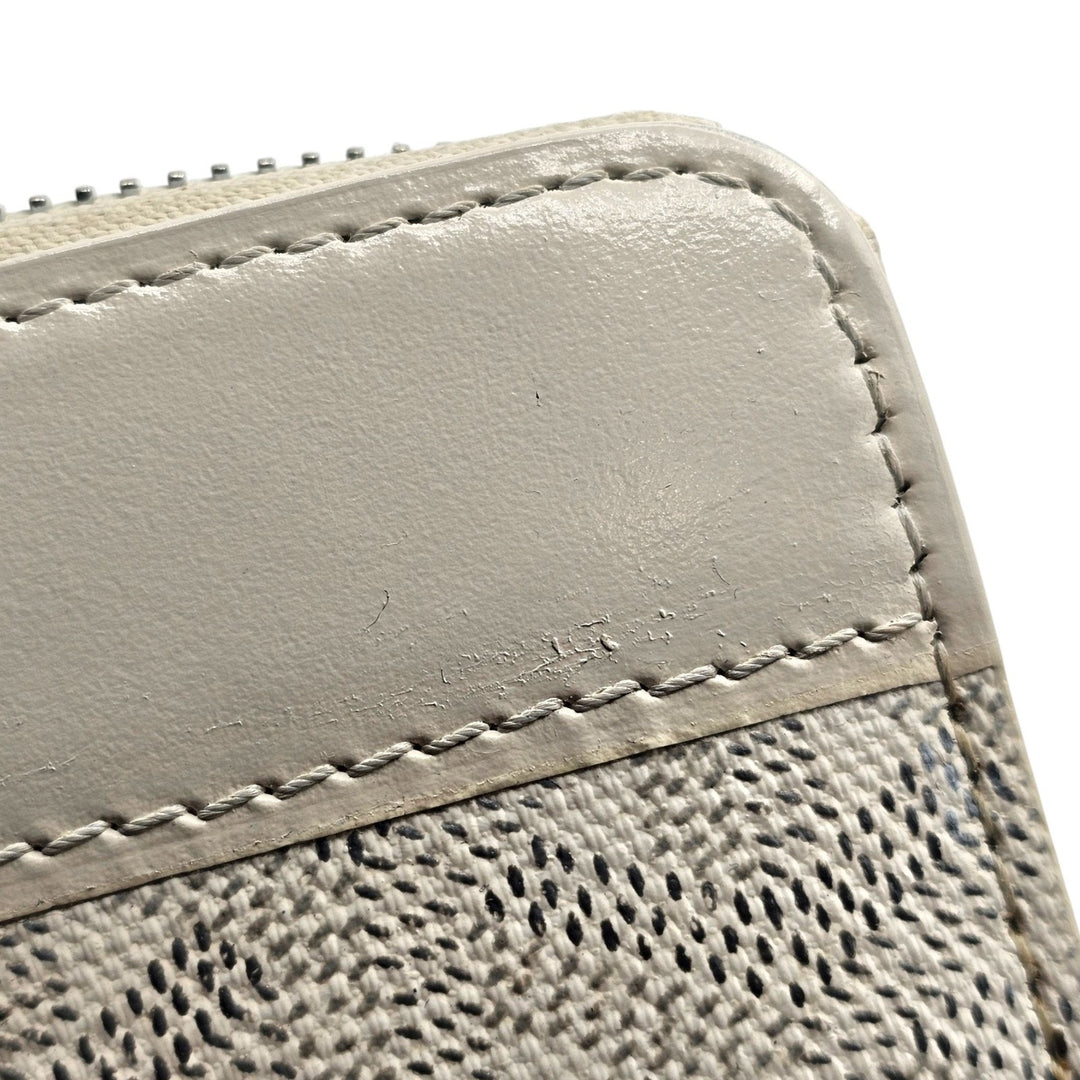 Goyard Goyardine White Matignon GM Wallet Palladium Hardware - New