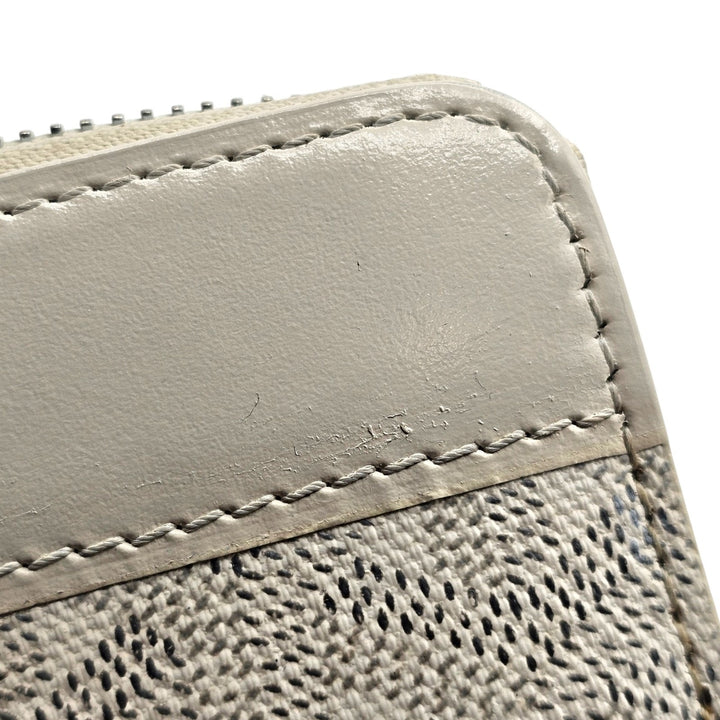 Goyard Goyardine White Matignon GM Wallet Palladium Hardware - New