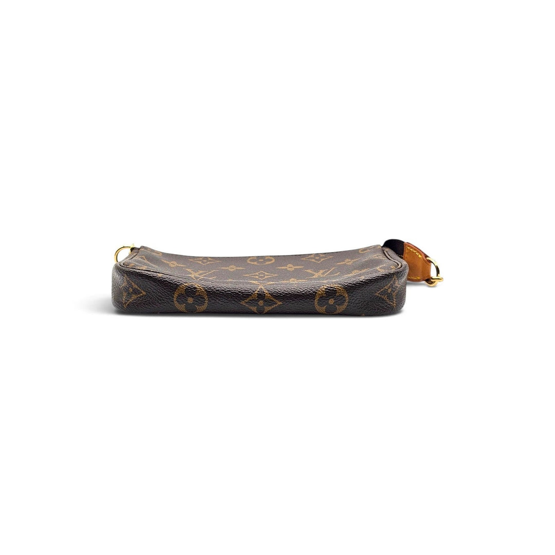 Louis Vuitton Monogram Mini Pochette Accessoires Chain Pouch Bag M58009