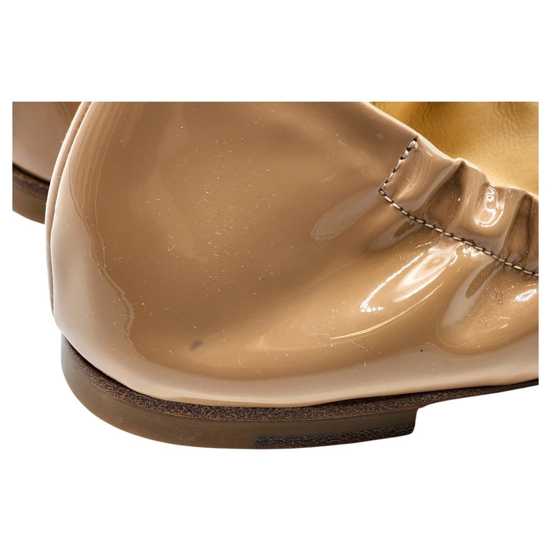 Christian Louboutin Gloriana Patent Leather Ballet Flats Nude EU 36.5 US 6