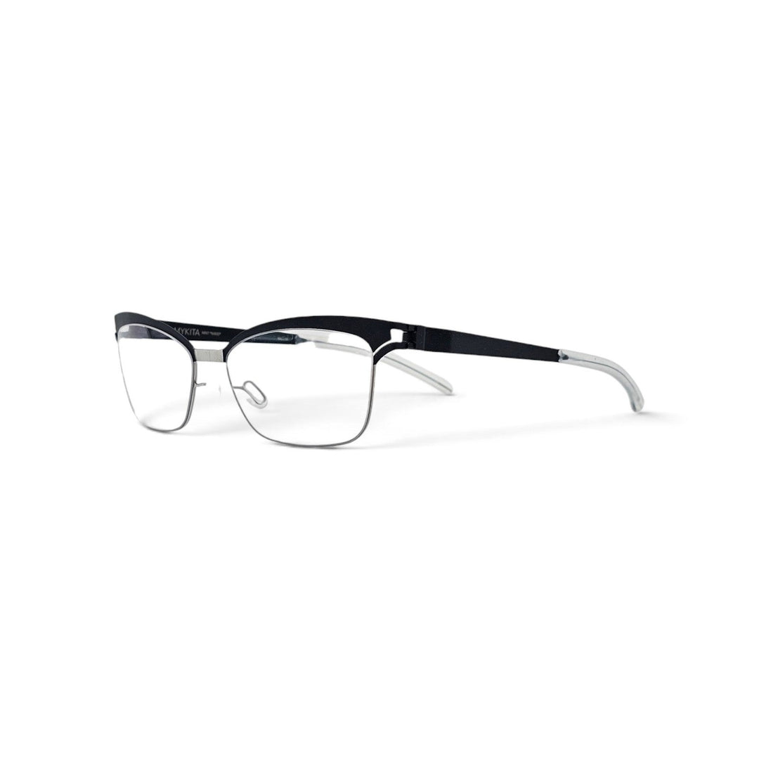 MYKITA MINT Mikio COL 052 Black Silver Cat Eye Eyeglasses 54-16-140 - NWB $850
