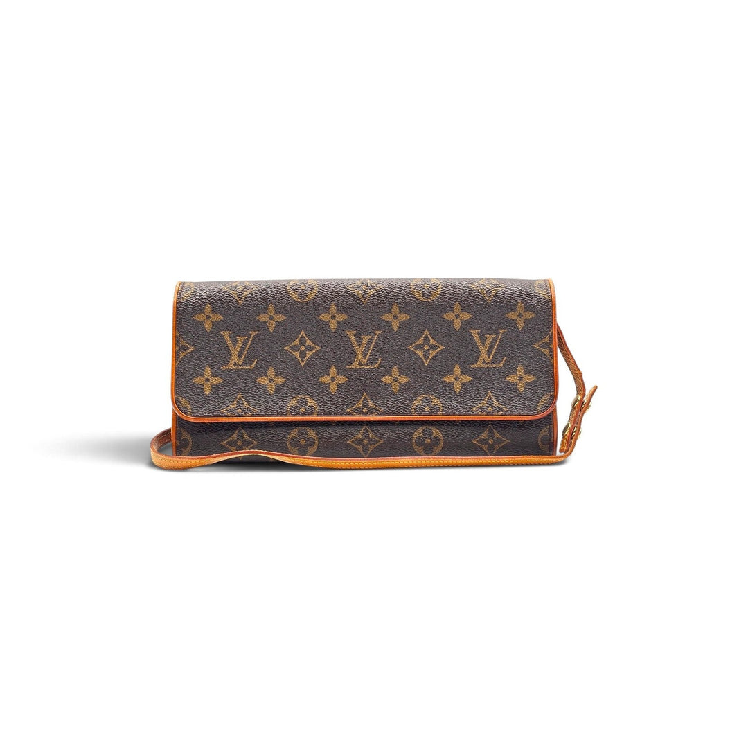 Louis Vuitton Monogram Pochette Twin GM Crossbody Shoulder Bag
