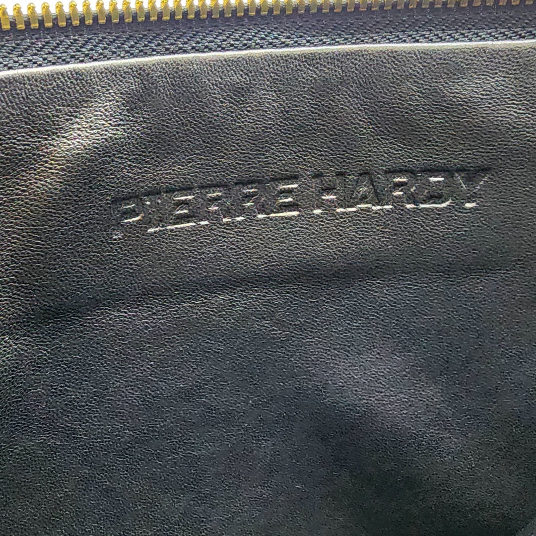 Pierre Hardy Camouflage Geometric Print Pouch in Black White - Mint Condition