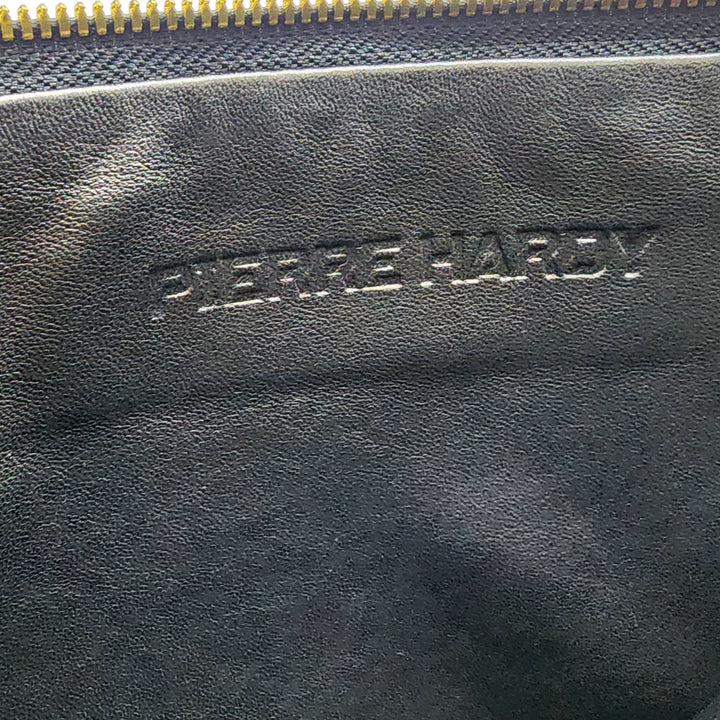 Pierre Hardy Camouflage Geometric Print Pouch in Black White - Mint Condition