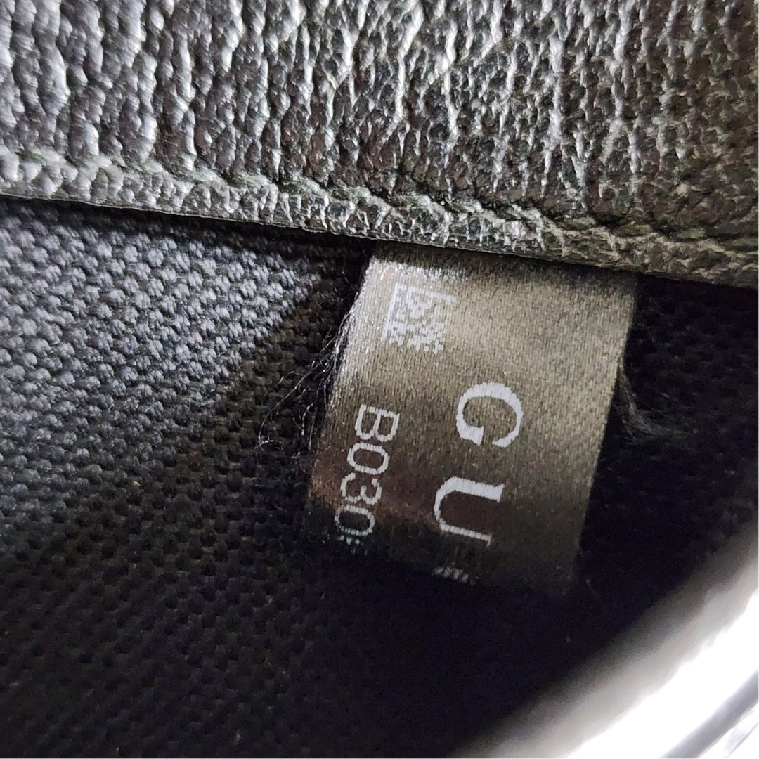 Gucci Belt Bag Fanny Pack Shoulder Bag GG Supreme Wool with Leather Ebony Brown