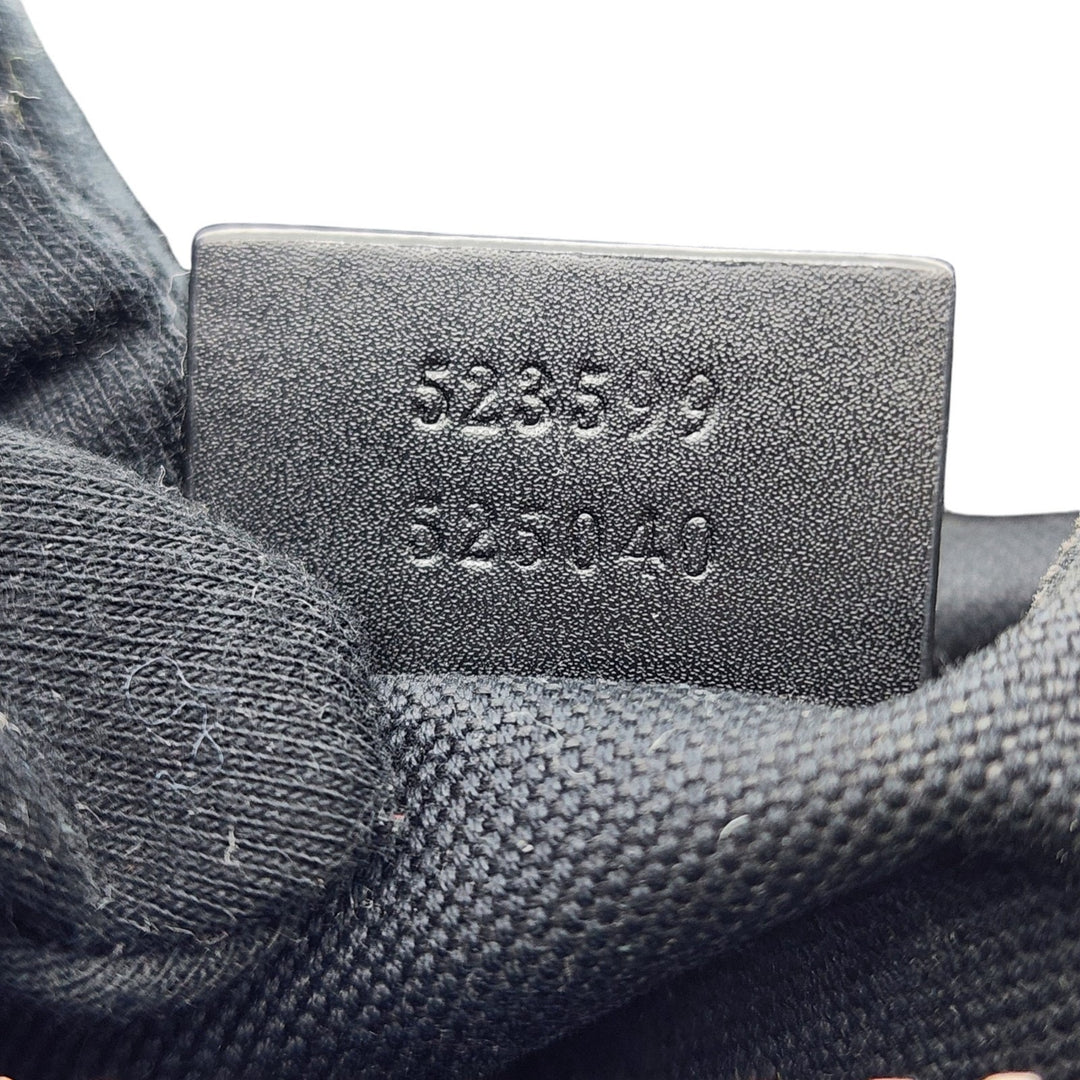 Gucci GG Supreme Small Messenger Crossbody Bag Black Gray 792082 - $1580