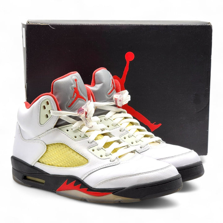 Nike Air Jordan 5 V Retro Men's Sneakers Fire Red Black 136027-101 US 12