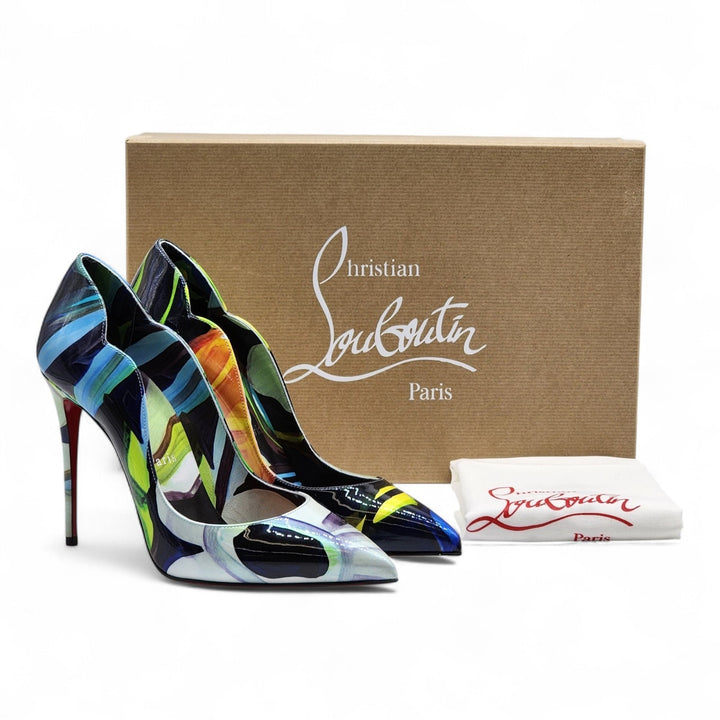 Christian Louboutin Hot Chick Leather Pumps Multicolor EU 37.5 US 7