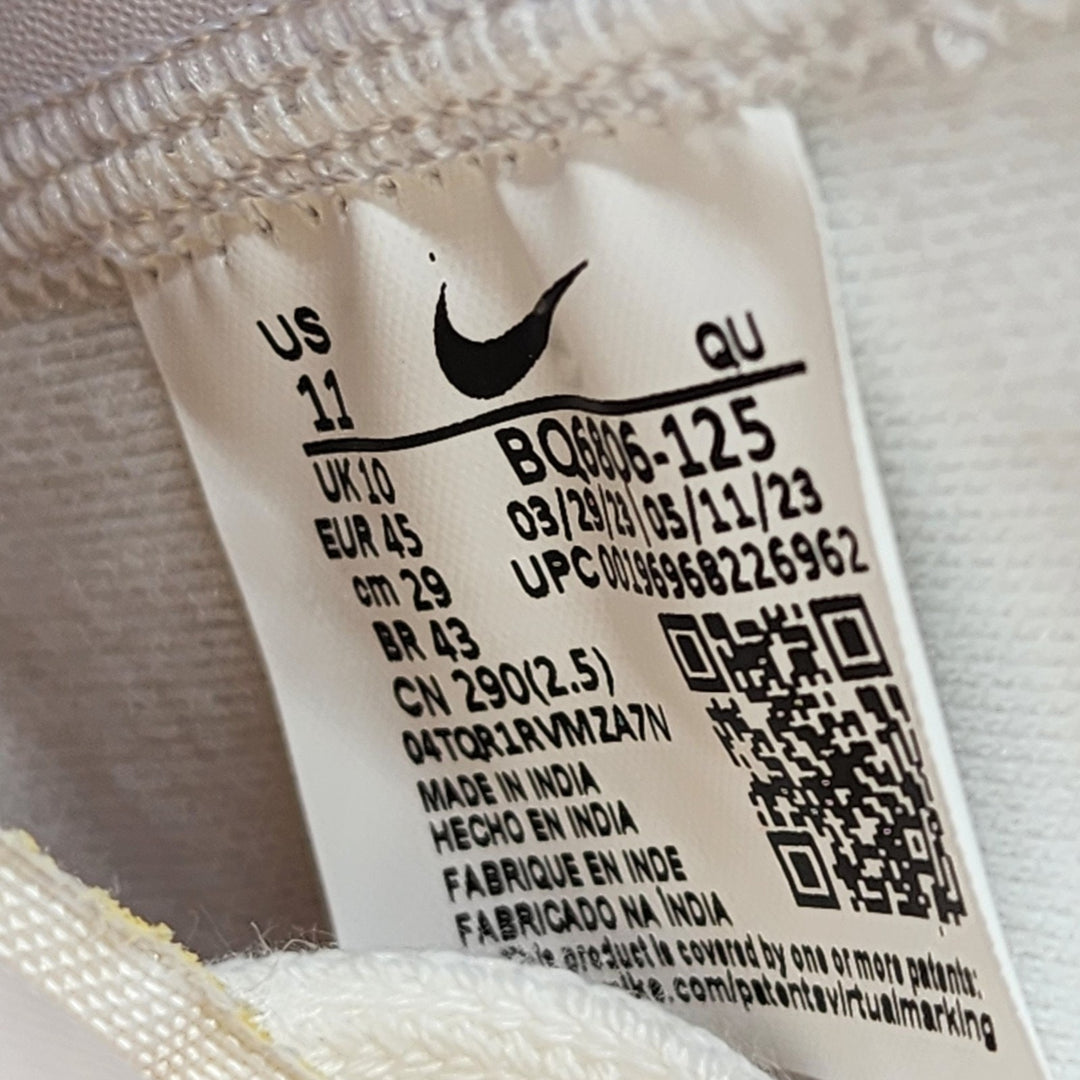 Nike Blazer Mid 77 VNTG BQ6806-125 Men's Leather Shoe White EU 45 US 11