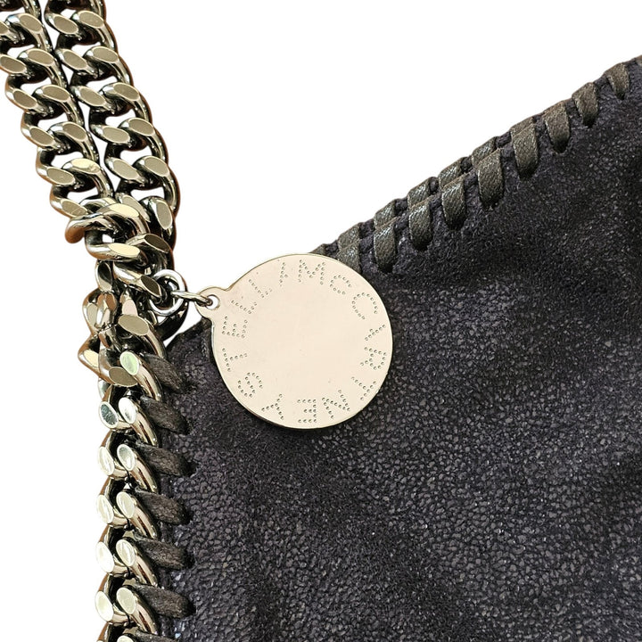 Stella McCartney Falabella Chain Trim Shoulder Bag Handbag Midnight Blue