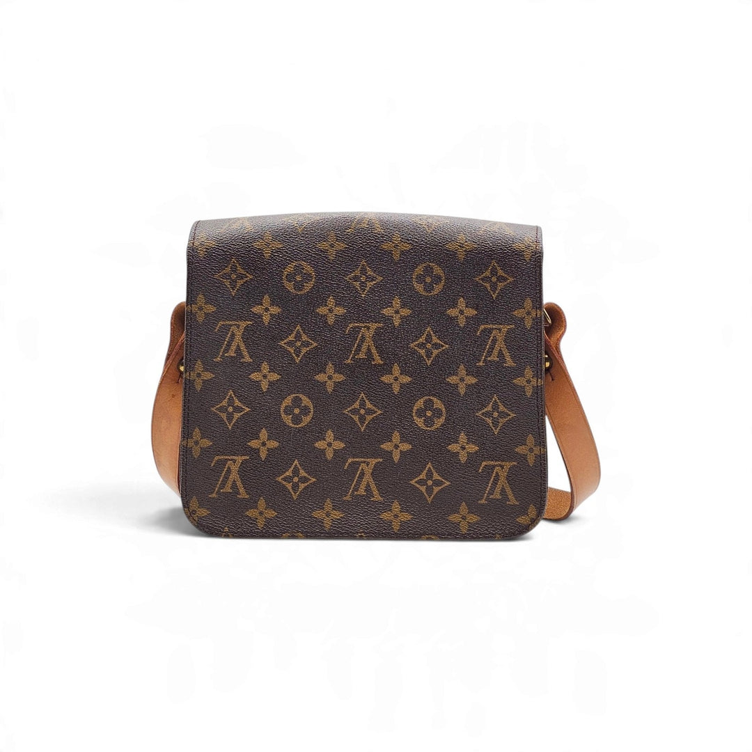 Louis Vuitton Cartouchiere Vintage LV Monogram Crossbody Shoulder Bag