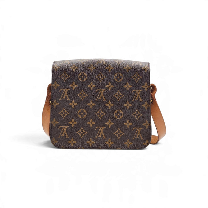 Louis Vuitton Cartouchiere Vintage LV Monogram Crossbody Shoulder Bag