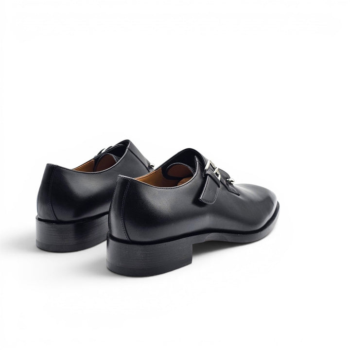 Christian Louboutin Chambelimonk Leather Derby Shoes Black EU 42.5 US 9.5