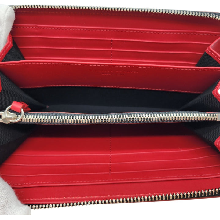 Giuseppe Zanotti Thunderbolt Croc Leather Zip Purse Wallet