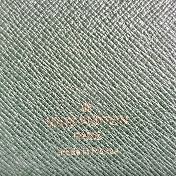 Louis Vuitton Taiga Leather Serviette Kourad Briefcase Epicea Green T16786