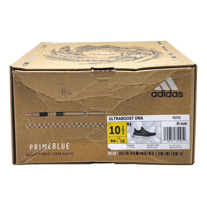 Adidas Ultraboost DNA Leopard FZ2731 Primeknit Sneakers Core Black US 10.5
