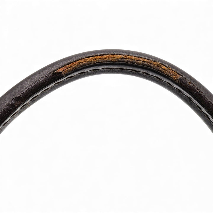 Louis Vuitton Girolata Mahina Leather Shoulder Bag Black with Pouch - Preowned