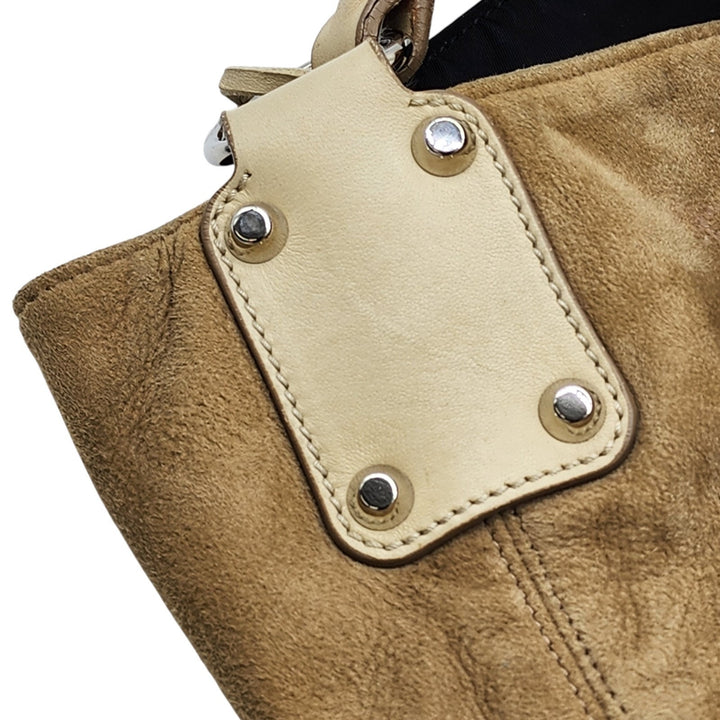 Balenciaga Paris Strike Hold Suede Hobo Shoulder Bag Collector's - Preloved
