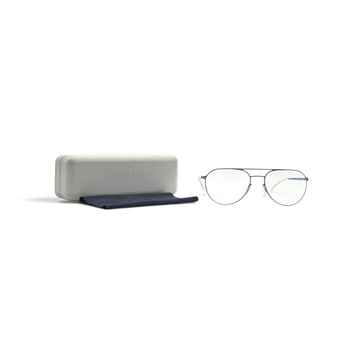MYKITA LITE TOSCA Aviator Eyeglasses Blue 54-17-140 Col C916 - NWB $850