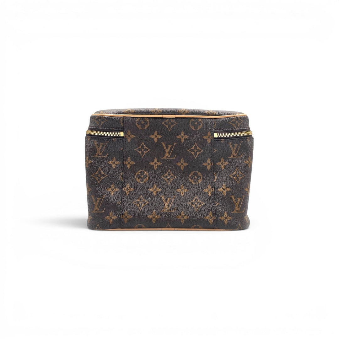 Louis Vuitton Nice BB Vanity Case Handbag in Brown LV Monogram
