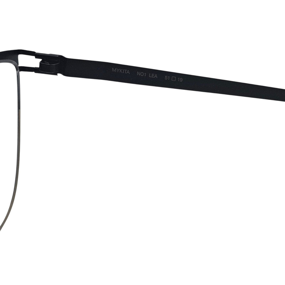 MYKITA NO1 LEA Cat Eye Eyeglasses Black Gold 51-19-150 Col 056 - NWB $850