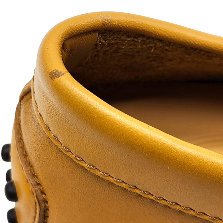 Tod’s Gommino Penny Men’s Leather Driving Loafers Yellow UK 7 US 8.5