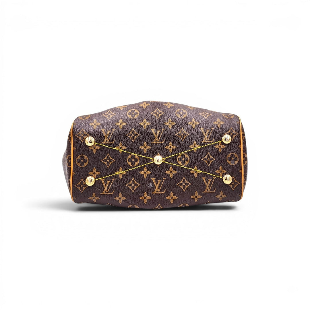 Louis Vuitton Monogram Canvas Tivoli PM Satchel Top Handle Bag