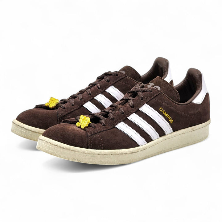Adidas x BAPE Campus 80s Suede Sneakers 30th Anniversary Brown IF3379 US 10.5