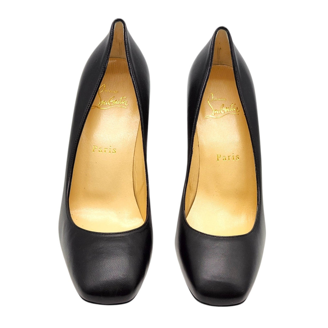 Christian Louboutin Donna Stud Spikes Leather Pumps EU 38 US 7.5