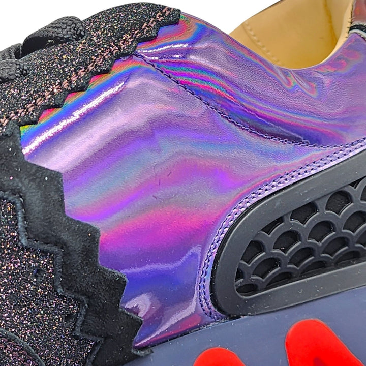 Christian Louboutin Loubishark Glitter Purple Men's Sneakers EU 45.5 US 12.5