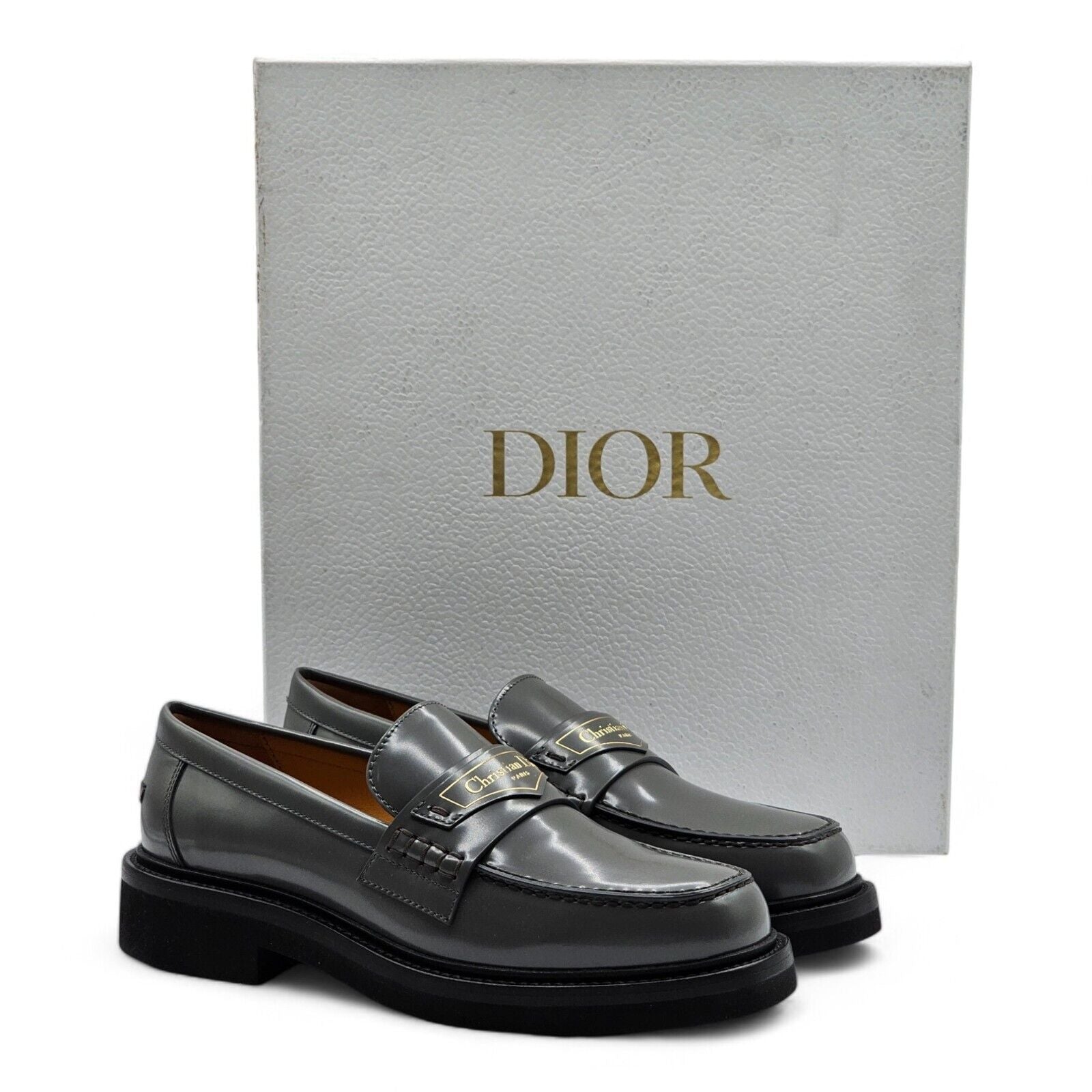 Dior Boy Women's Loafers Shoes - Brushed Calfskin Leather
