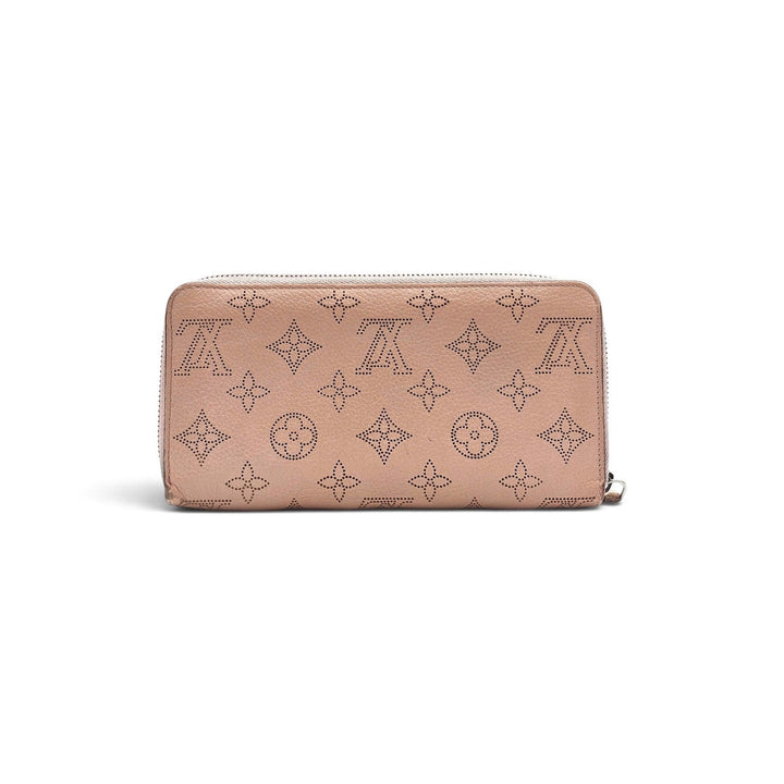 Louis Vuitton Mahina Zippy Wallet Perforated Leather Long Continental Pink