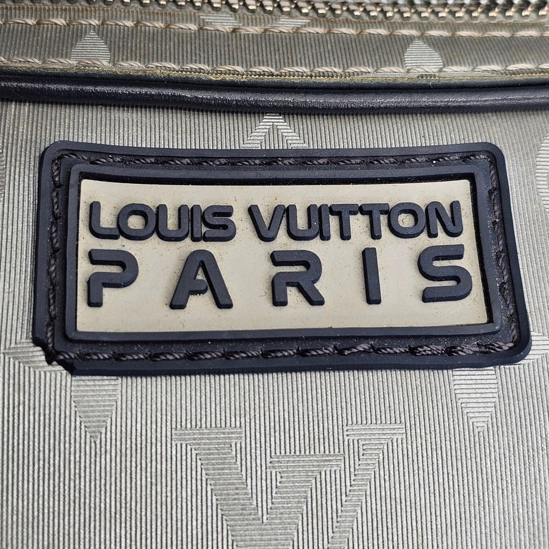 Louis Vuitton Monogram Satellite Alpha Crossbody Messenger Bag Silver M44169