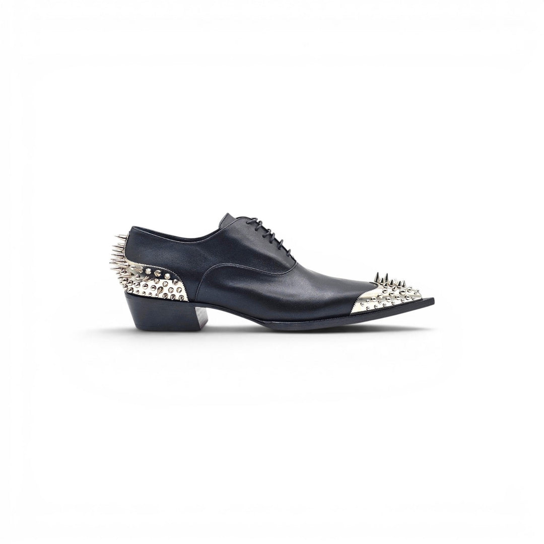 Christian Louboutin Cheliviss Meteor Leather Oxford Shoes EU 42.5 US 9.5 $2695