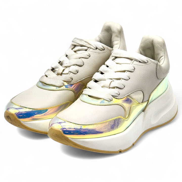 Alexander McQueen Oversized Runners Kadin Sneakers White EU 40 US 7
