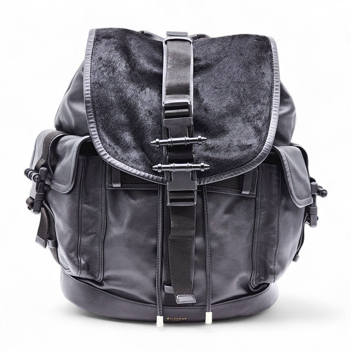 Givenchy Obsedia Calfskin Large Leather Backpack in Black