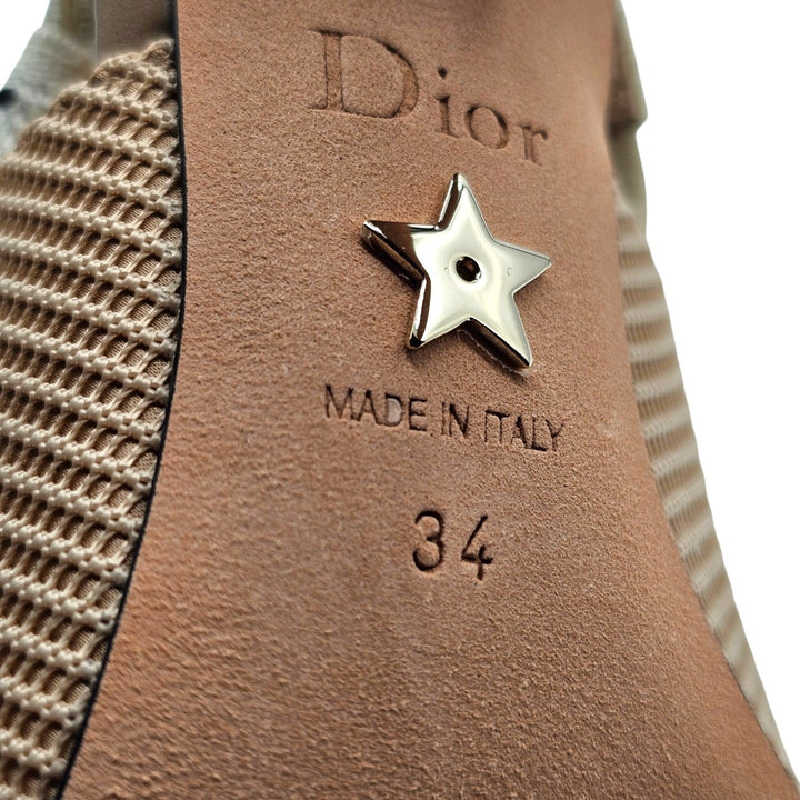 Christian Dior J'Adior Slingback Pumps in Nude Technical Fabric