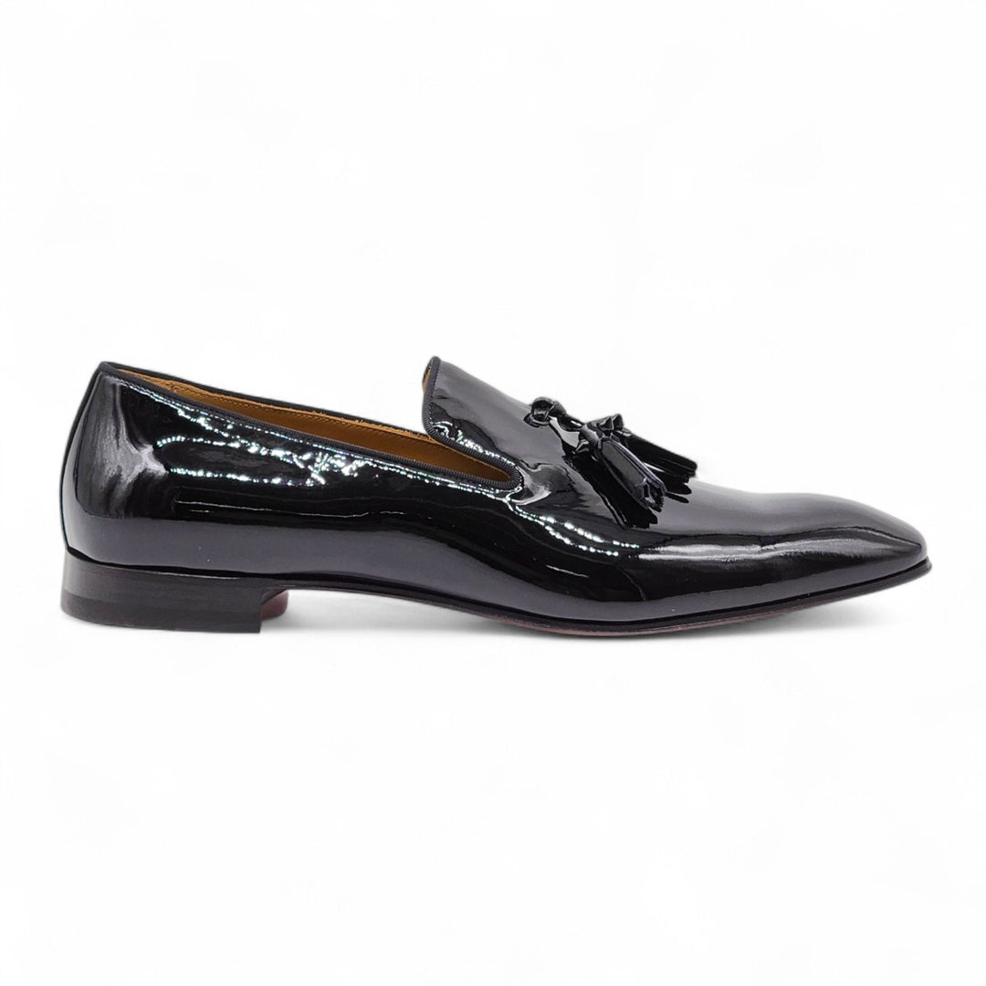 Christian Louboutin Dandelion Tuxedo Leather Loafers Black EU 44 US 11