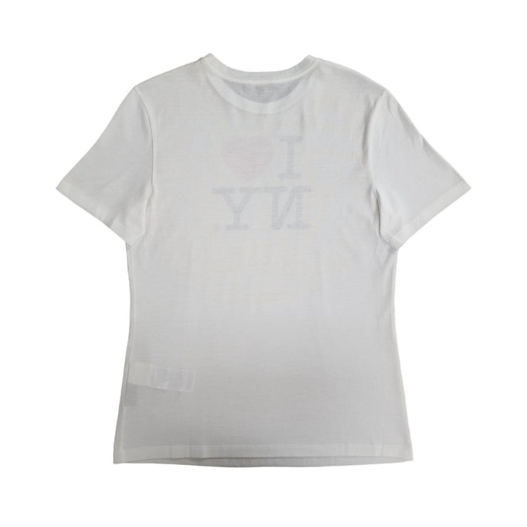 Versace x I Heart NY Oversized Women's T-Shirt - Cotton - White S