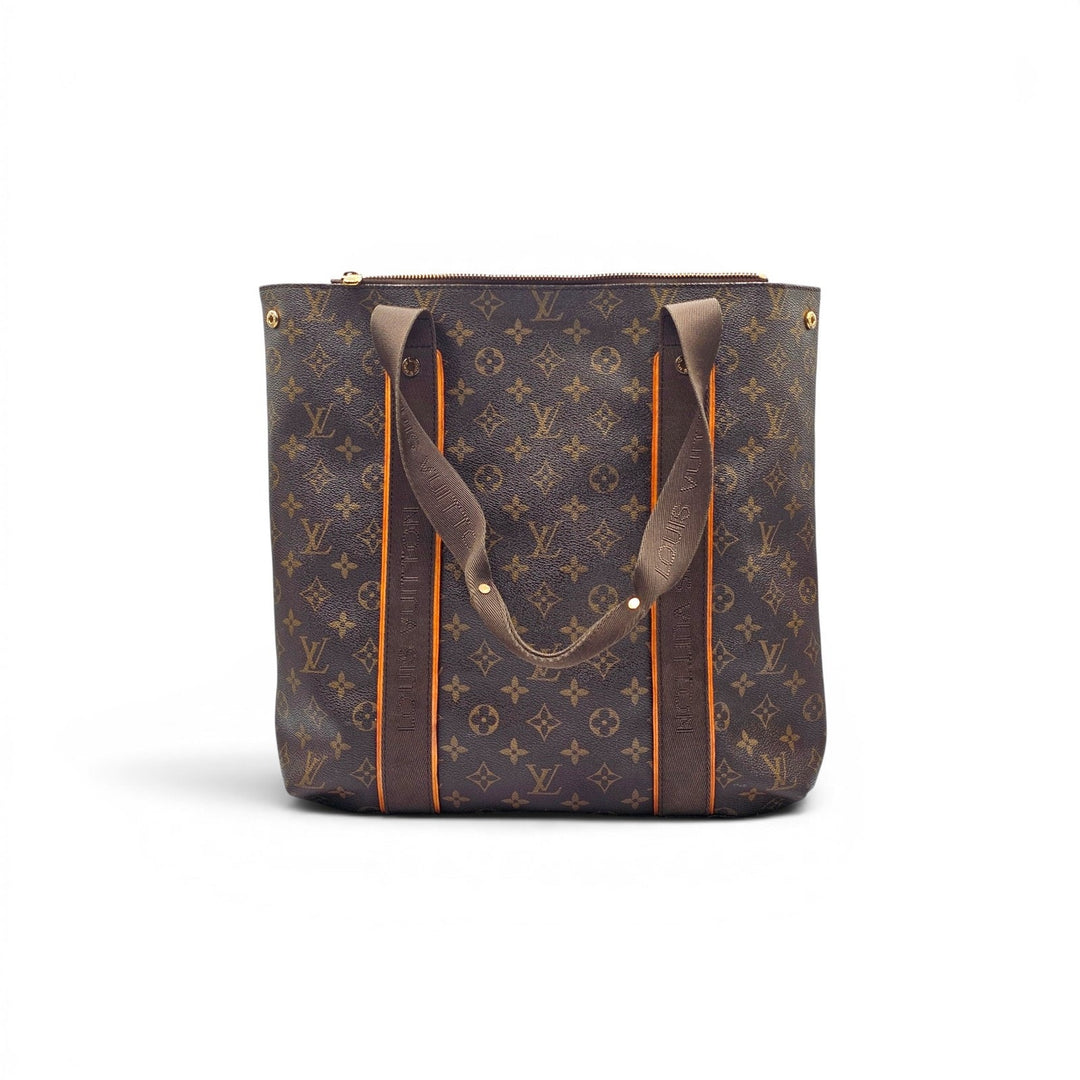 Louis Vuitton Monogram Cabas Beaubourg Unisex Tote Bag Brown