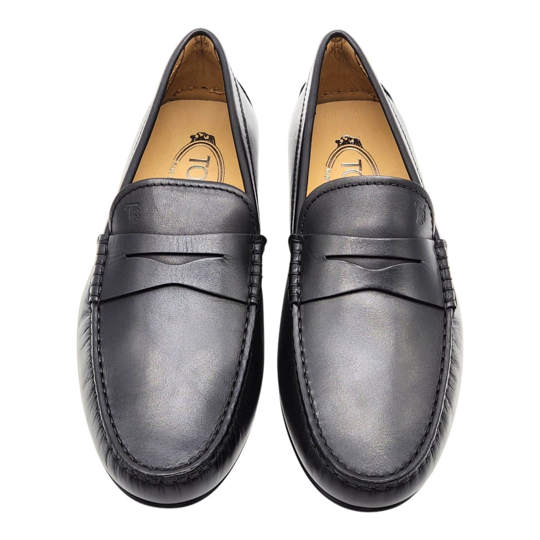 Tod’s Gommino Penny Driving Men’s Leather Loafers Black UK 6.5 US 8 - New $695