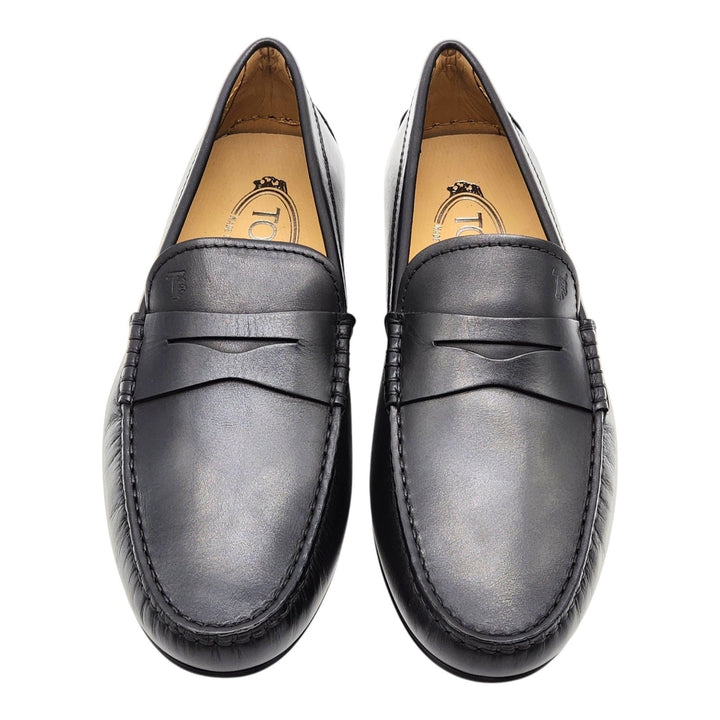 Tod’s Gommino Penny Driving Men’s Leather Loafers Black UK 6.5 US 8 - New $695