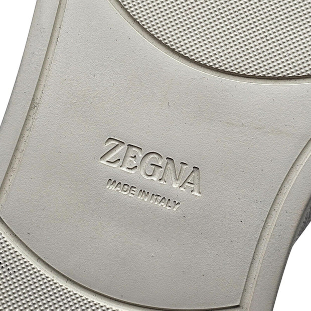 Zegna Triple Stitch Sneakers - Leather - White 12.5US $1150