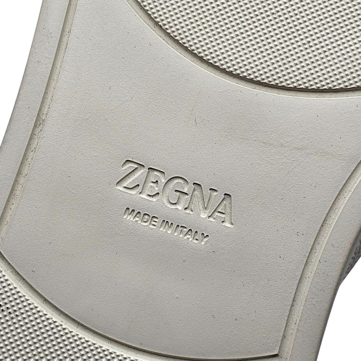 Zegna Triple Stitch Sneakers - Leather - White 12.5US $1150