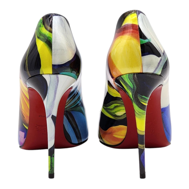 Christian Louboutin Hot Chick Leather Pumps Multicolor EU 38 US 7.5