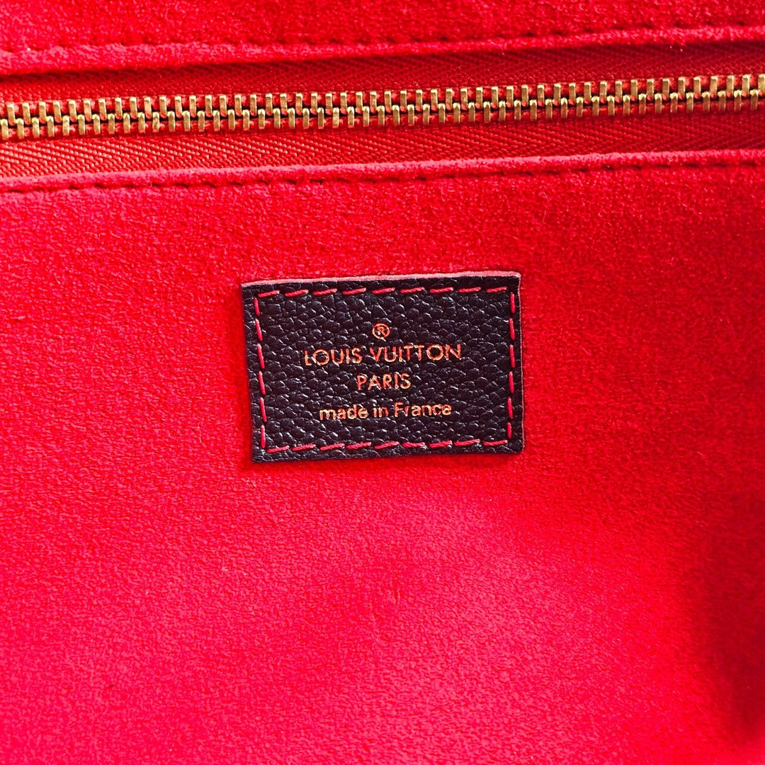 Louis Vuitton Saint Germain MM Empreinte Shoulder Bag Marine Rouge Navy Blue