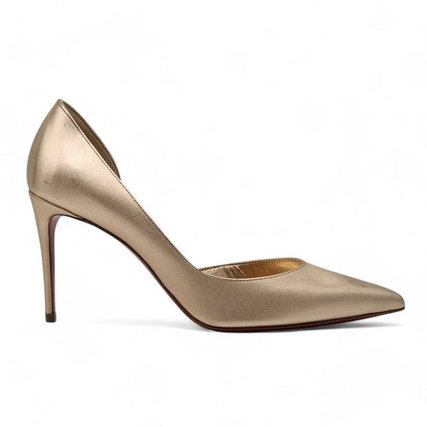 Christian Louboutin Iriza Pumps 85 - Metallic Leather - Gold - 38